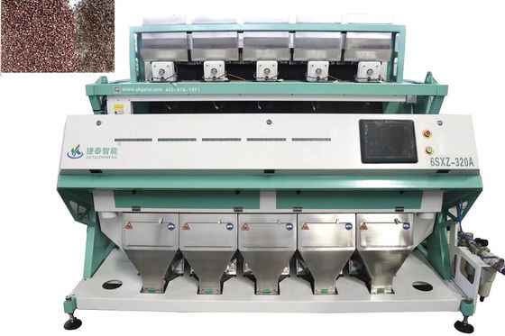 เครื่องคัดแยกสีเครื่องเทศแบบสั่น 5 ถาด 320 ช่อง เครื่องคัดเเยกสีข้าว