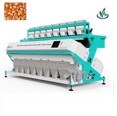 CCD Grains Creals Nuts เครื่องคัดแยกสีถั่ว 8 ราง 512 ช่อง