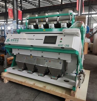 เครื่องคัดเเยกสีข้าวกล้อง CCD ขาว น้ำตาล ดำ 4 ราง 256 ช่อง