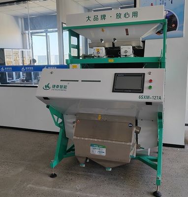 1.6 - 3.0T/H เครื่องคัดสีข้าวสีเหลืองฉลาดเล็ก ๆ ใช้ในบ้าน