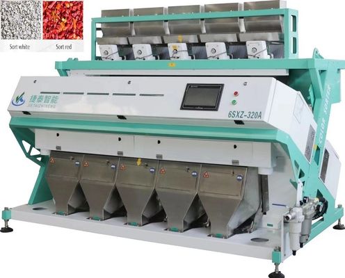 เครื่องคัดเเยกสีพลาสติกรีไซเคิลบลูเบอร์รี่อาหาร 3kw ปรับแต่งได้