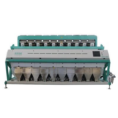 CCD 10 Chutes เครื่องคัดเเยกสีด้วยแสงสำหรับธัญพืช ถั่ว ถั่ว