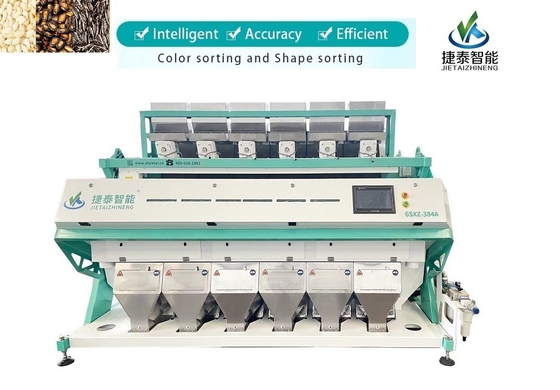 เครื่องคัดเเยกสีงาดำประสิทธิภาพสูง 6 ราง 384 ช่อง