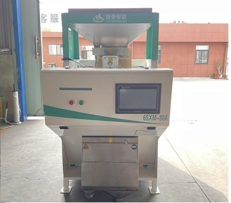 เครื่องคัดเเยกสีข้าวโพด CCD PLC สำหรับการคัดเเยกข้าวขนาดเล็ก