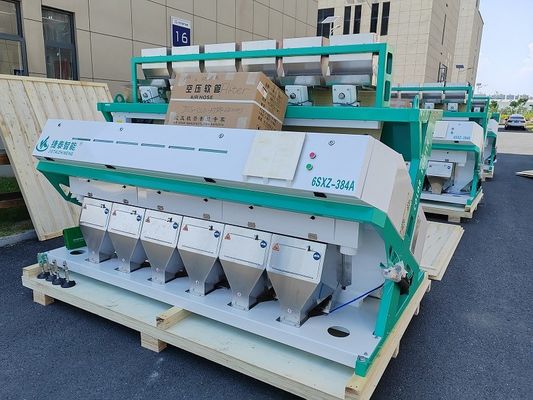 6 เครื่องคัดเเยกสี IOT สำหรับเมล็ดกาแฟข้าวเหนียว 4-8T/H